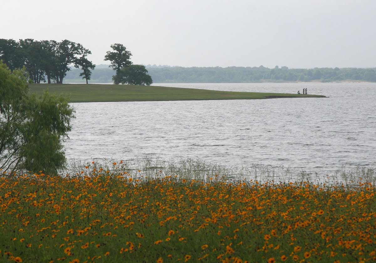 Lake Somerville, a reservoir in the Brazos Valley of Central Texas